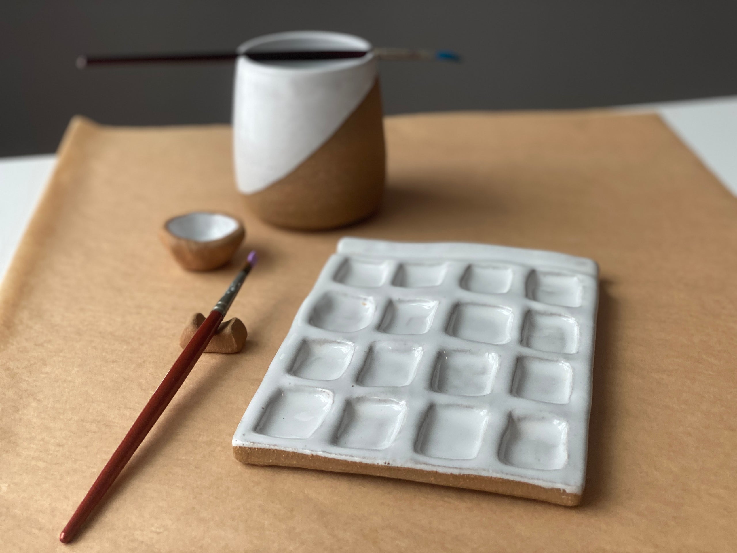 Paint Brush Soap in Handmade Ceramic – Rose + Eugene Presents
